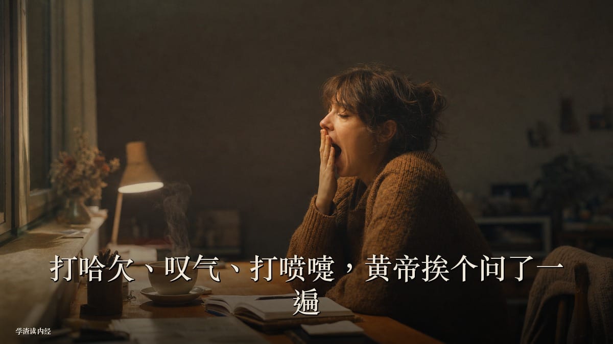 第四十九篇：打哈欠、叹气、打喷嚏——两千年前，黄帝把这些小事挨个问了一遍