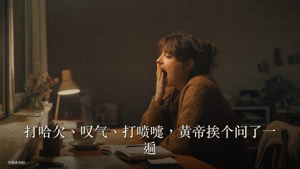 第四十九篇：打哈欠、叹气、打喷嚏——两千年前，黄帝把这些小事挨个问了一遍