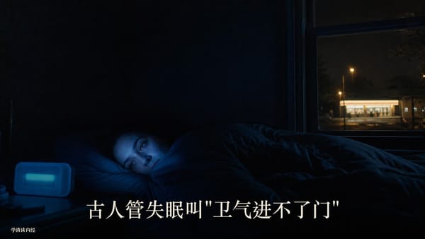 第五十篇：凌晨三点睁着的那双眼睛——古人管失眠叫"卫气进不了门